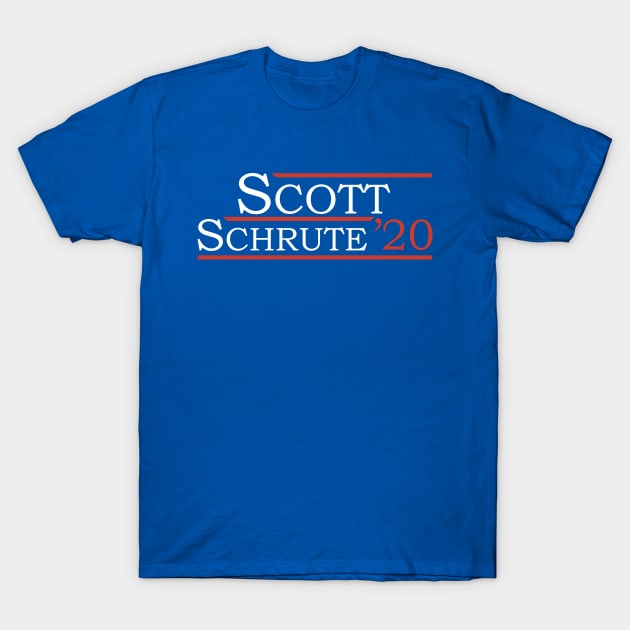 Scott | Schrute 2020 T-Shirt by scribblejuice